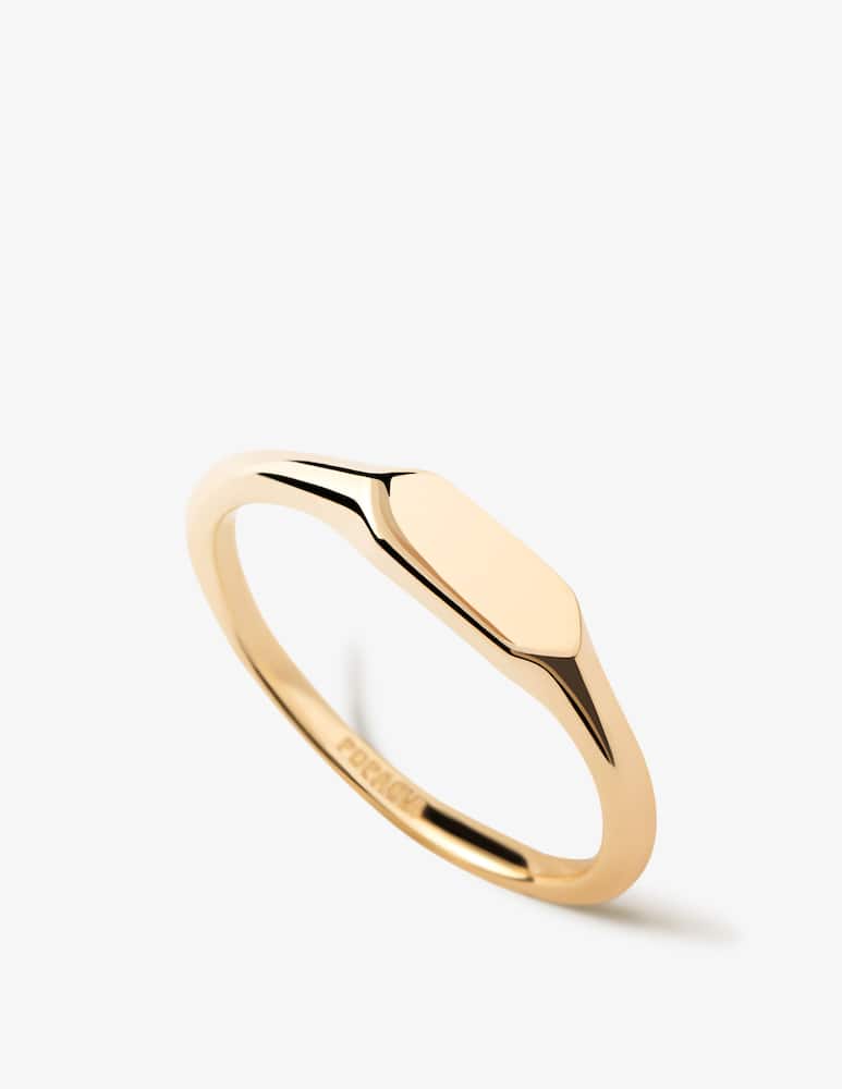 PDPAOLA Hexagon Mini ring - picture 1 PDPAOLA Hexagon Mini ring - picture 1