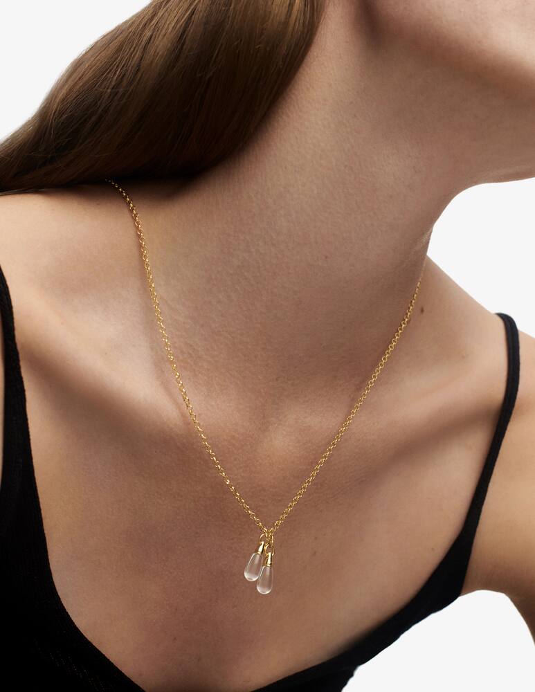 rinascente PDPAOLA Necklace aqua rock crystal tango