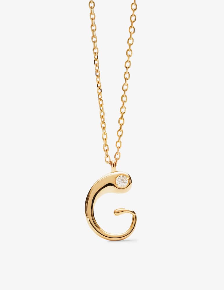 rinascente PDPAOLA Initial pendant necklace
