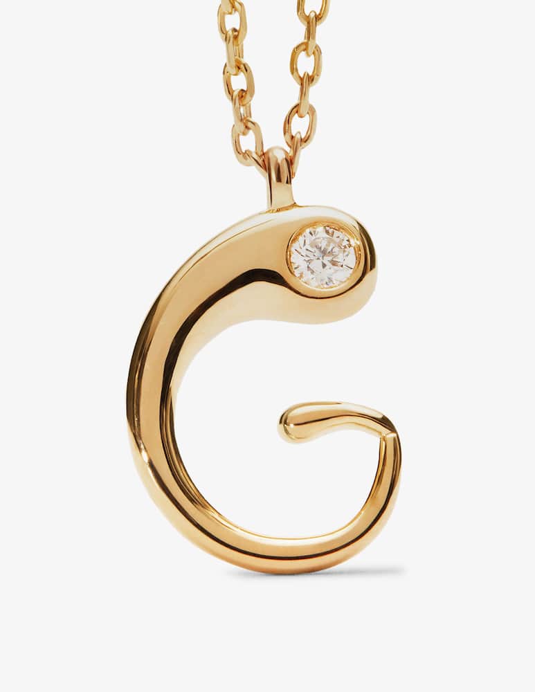 rinascente PDPAOLA Initial pendant necklace