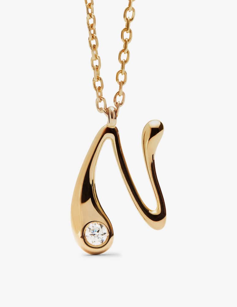 rinascente PDPAOLA Initial pendant necklace