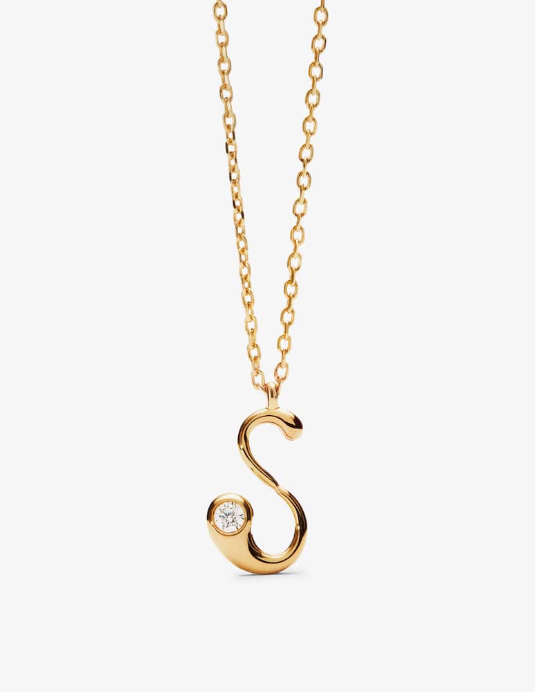 rinascente PDPAOLA Initial pendant necklace
