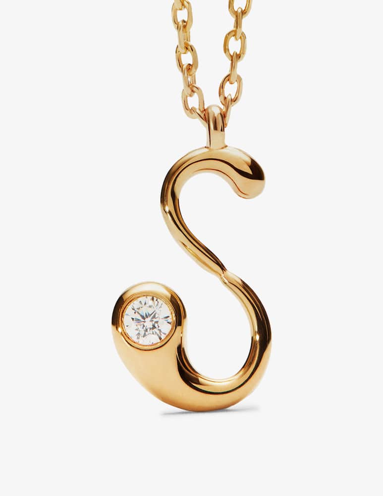 rinascente PDPAOLA Initial pendant necklace