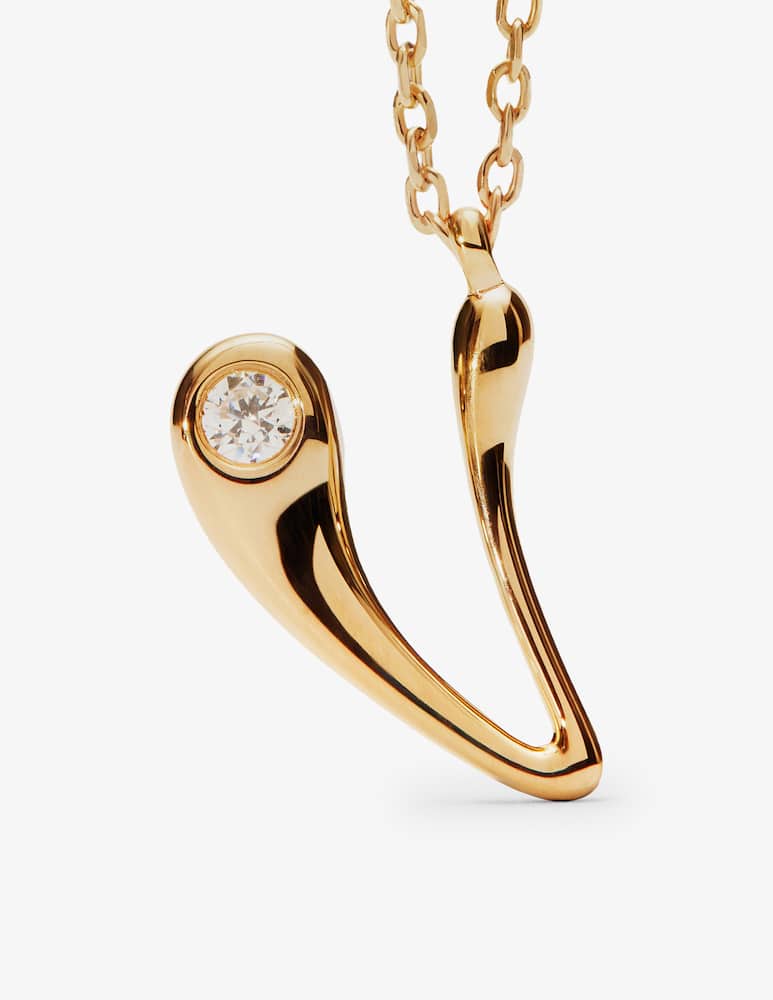 rinascente PDPAOLA Initial pendant necklace