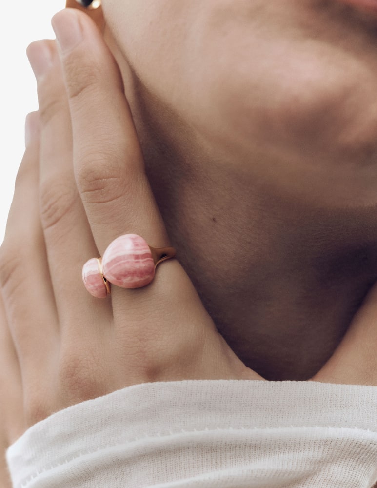 rinascente PDPAOLA Rhodochrosite gravity ring