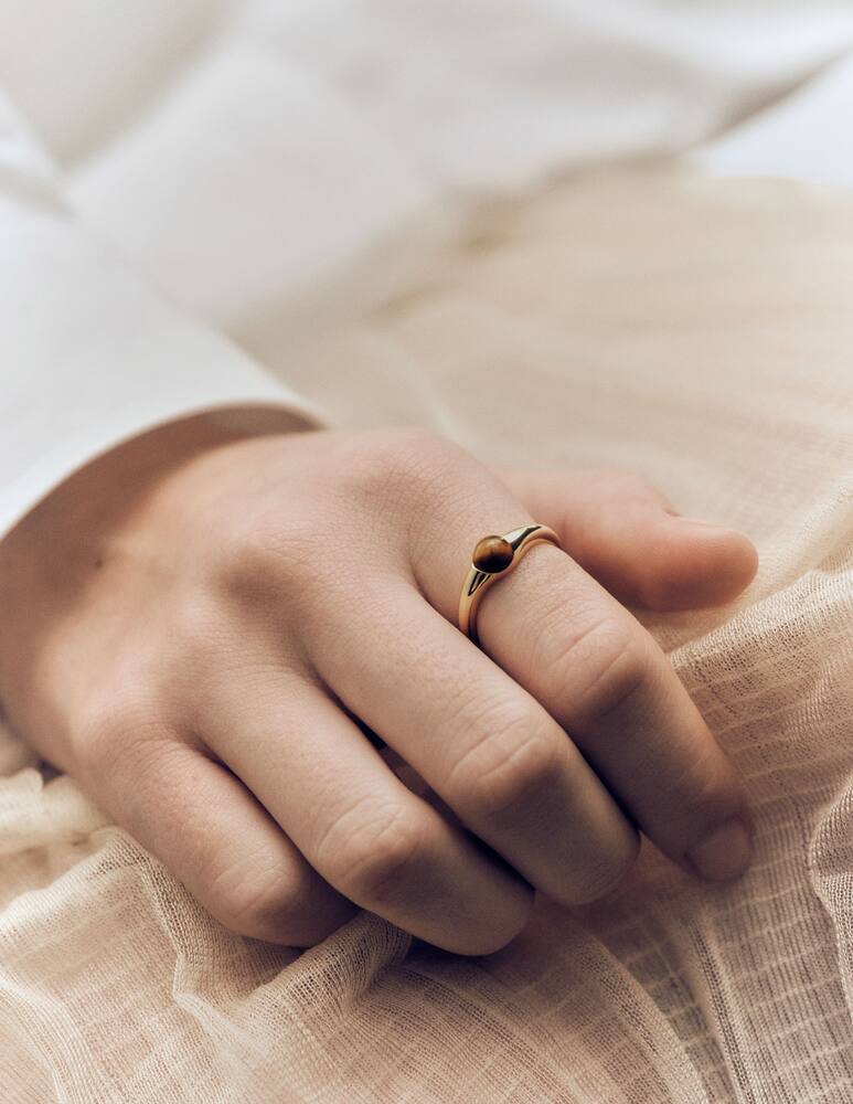 rinascente PDPAOLA Tiger Eye Orion ring