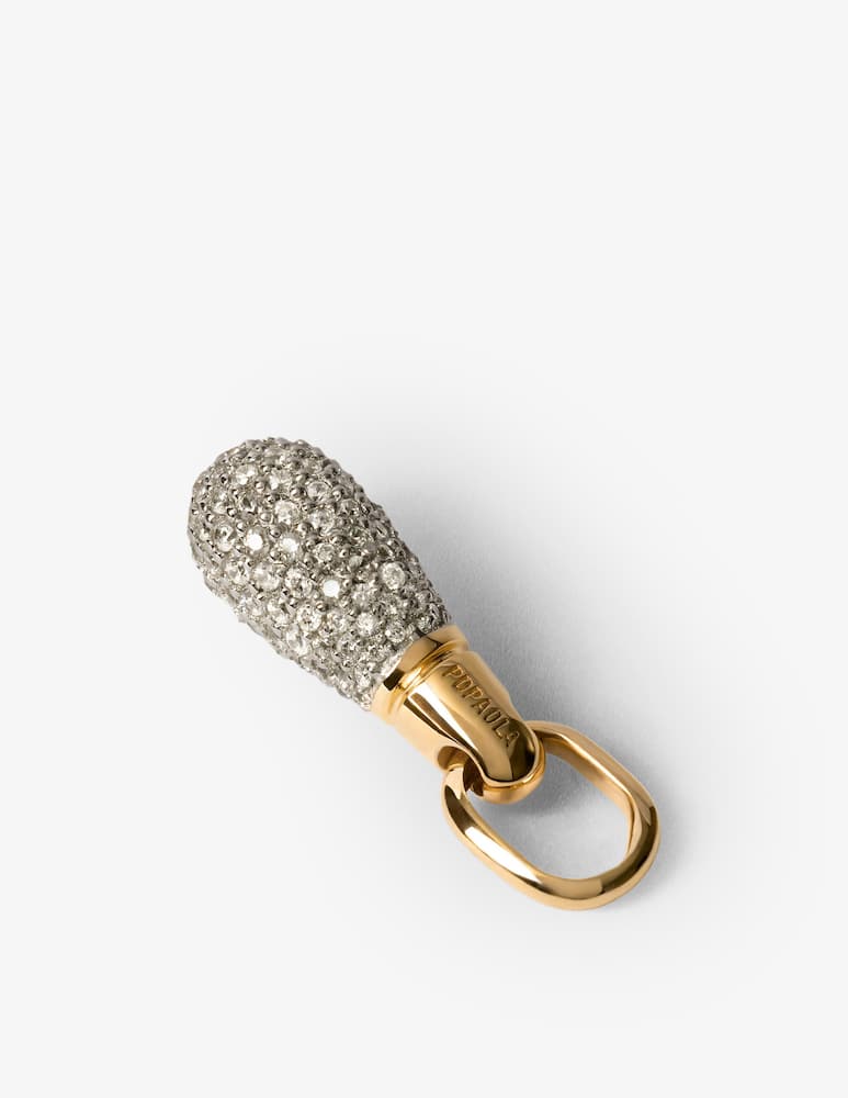 rinascente PDPAOLA Pavé drop pendant