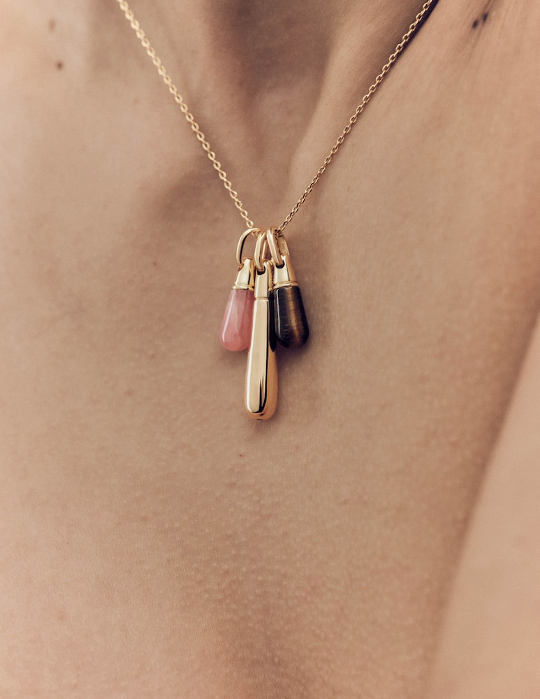 PDPAOLA Tiger Eye drop pendant - picture 2 PDPAOLA Tiger Eye drop pendant - picture 2