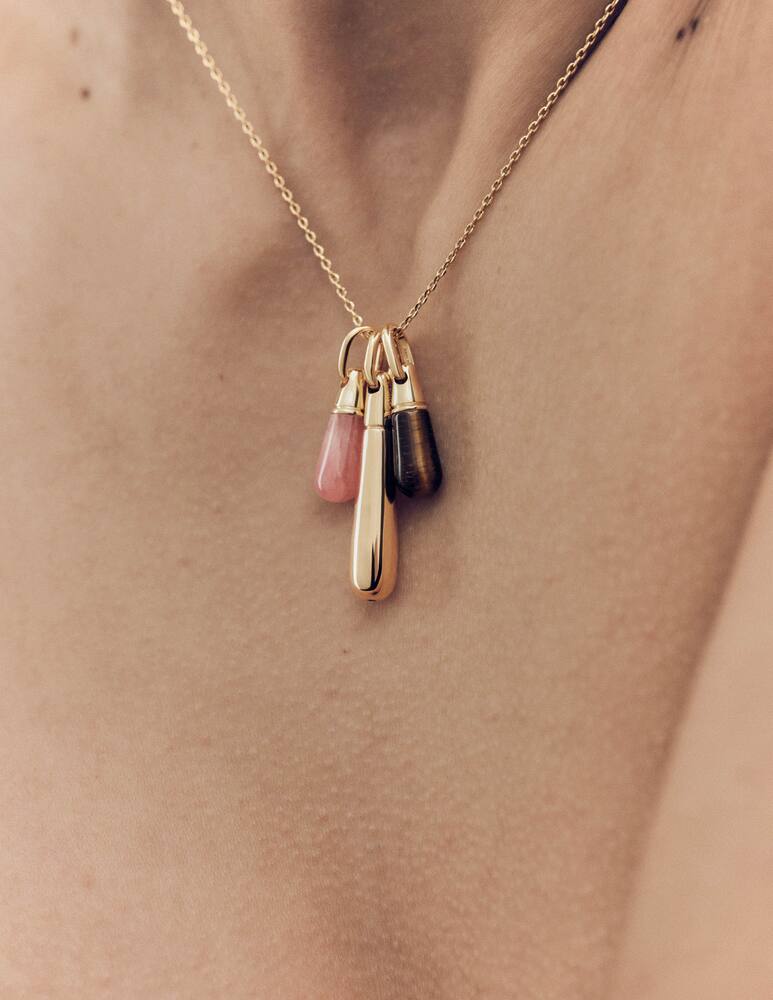 rinascente PDPAOLA Tiger Eye drop pendant