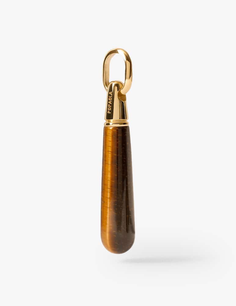 rinascente PDPAOLA Tiger Eye drop pendant