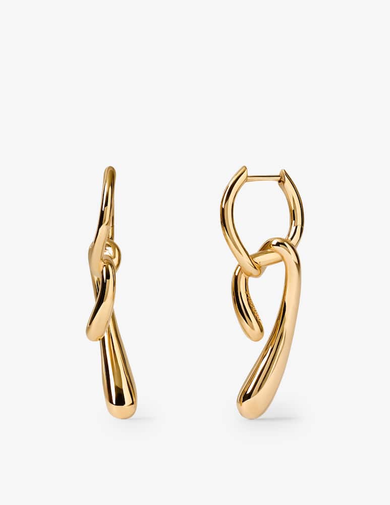 rinascente PDPAOLA Twist hoop earrings