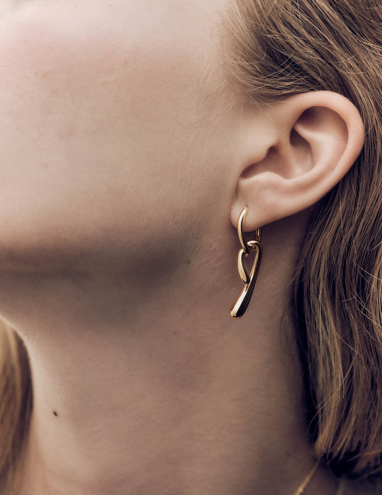rinascente PDPAOLA Twist hoop earrings