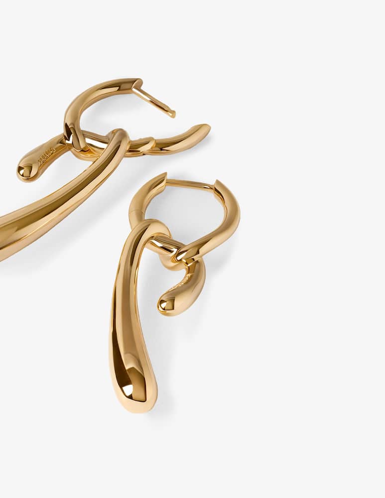 rinascente PDPAOLA Twist hoop earrings