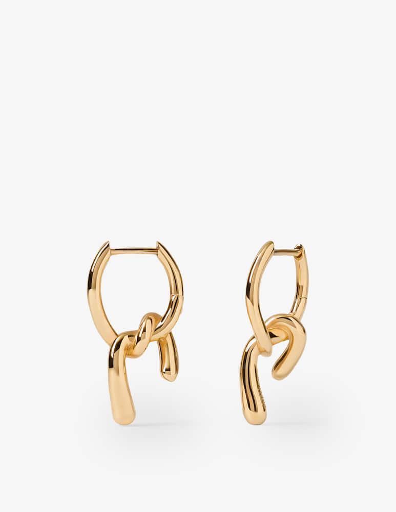rinascente PDPAOLA Mini twist hoop earrings