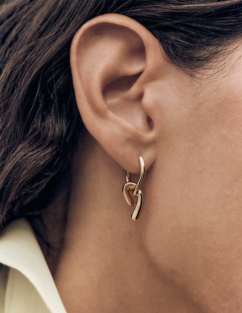 rinascente PDPAOLA Mini twist hoop earrings