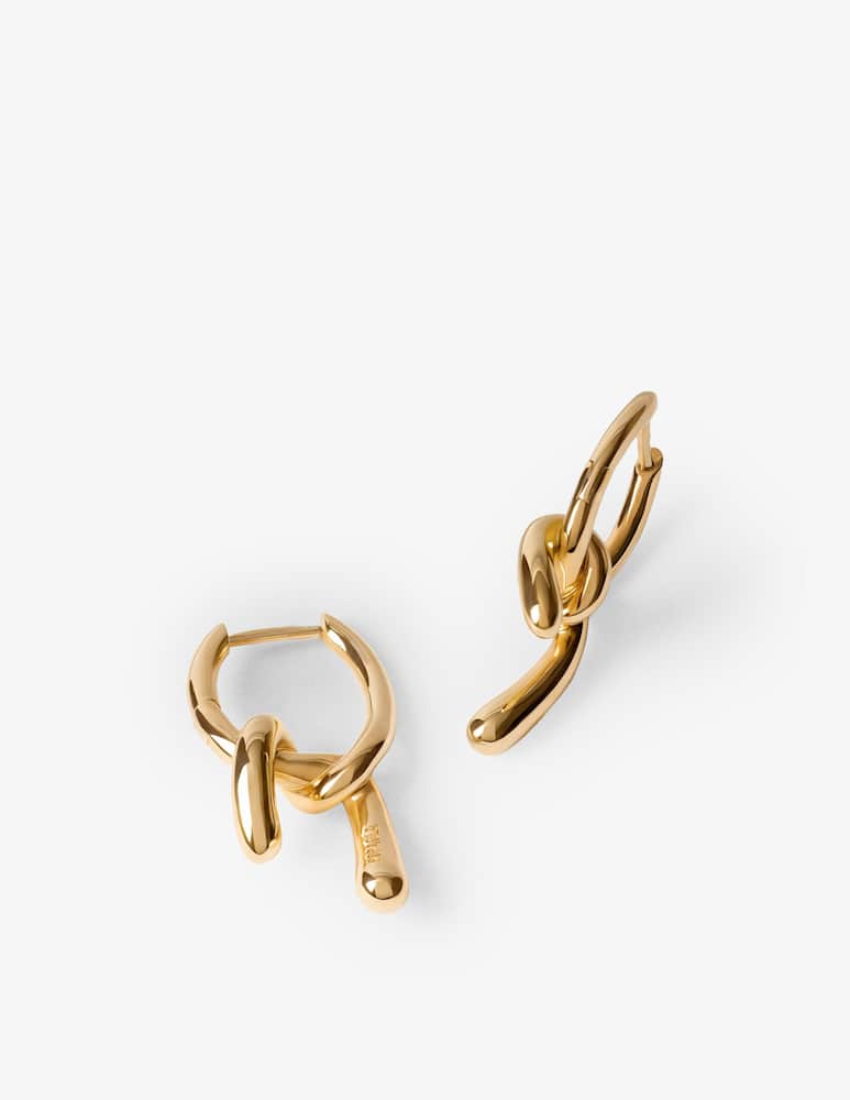 rinascente PDPAOLA Mini twist hoop earrings