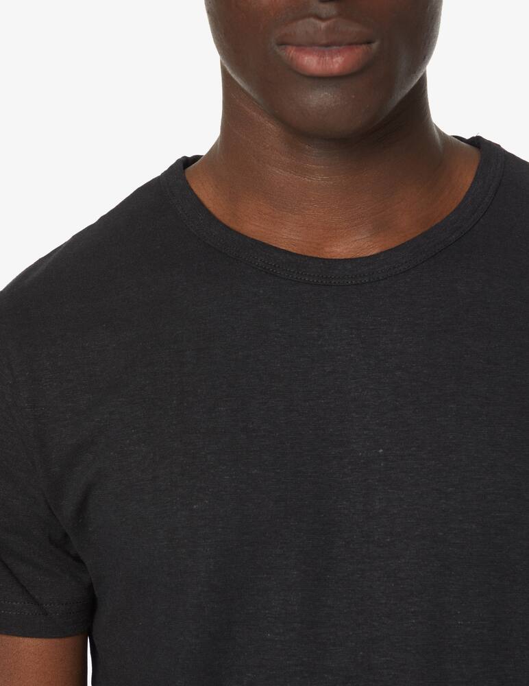 rinascente Thinking Mu Hemp basic t-shirt - black