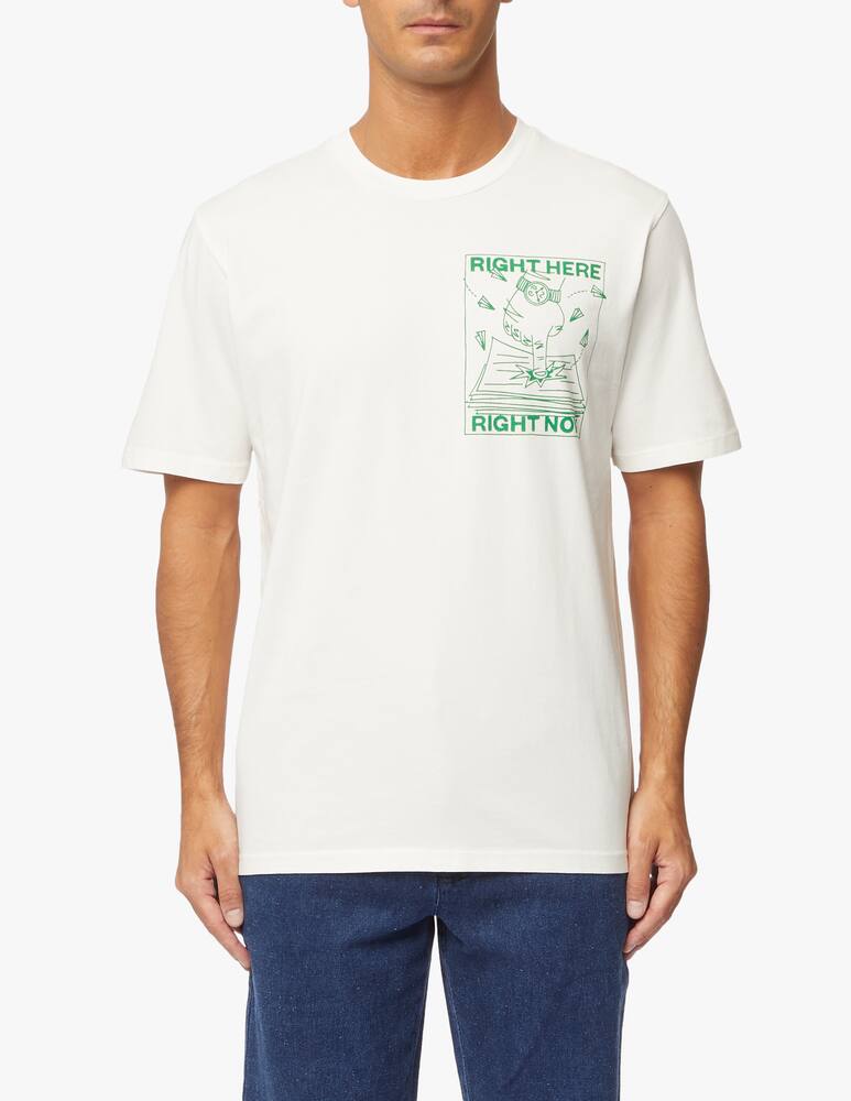 rinascente Thinking Mu Maglietta girocollo grafica right here