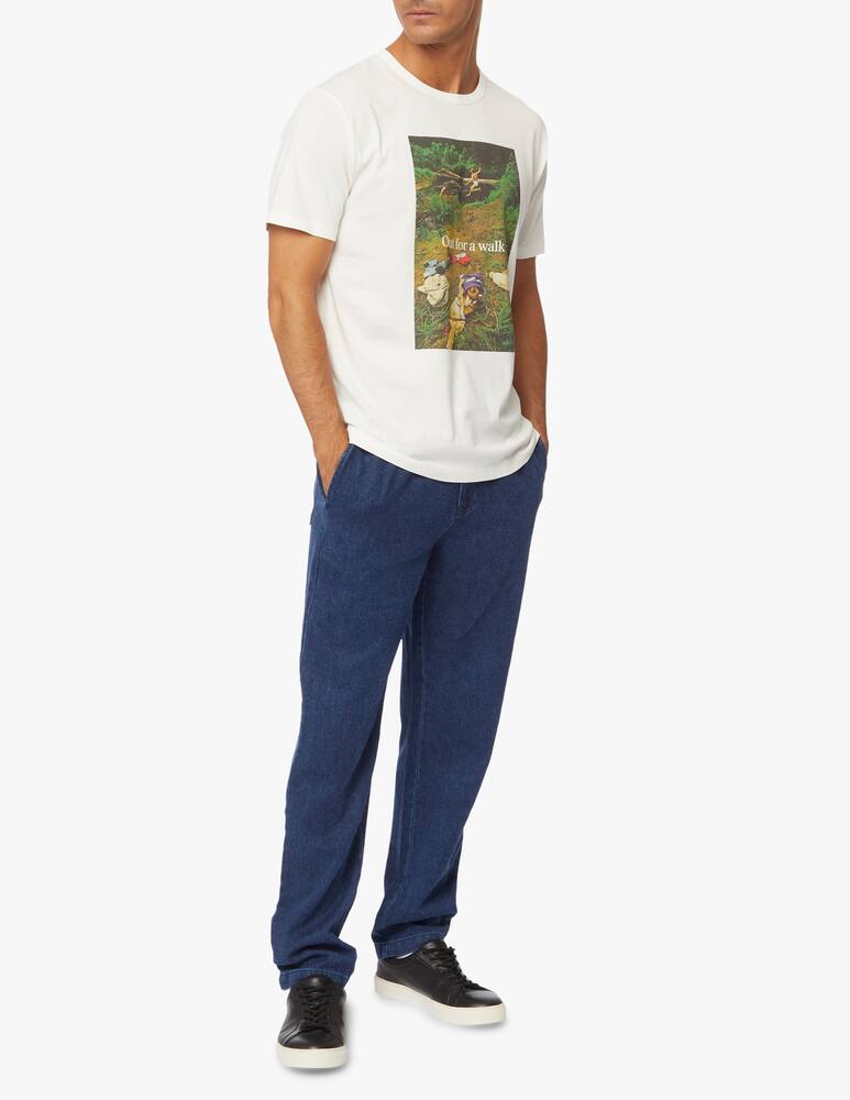 rinascente Thinking Mu Out for a walk print t-shirt