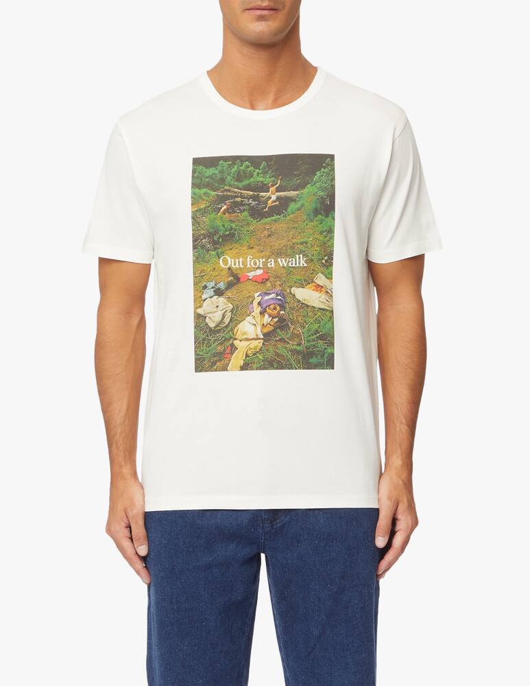 rinascente Thinking Mu Out for a walk print t-shirt