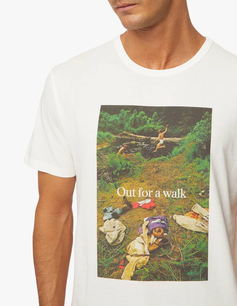 rinascente Thinking Mu Out for a walk print t-shirt