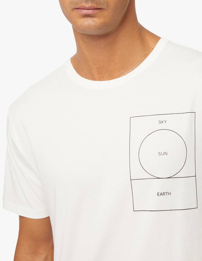 rinascente Thinking Mu Maglietta girocollo grafica right here