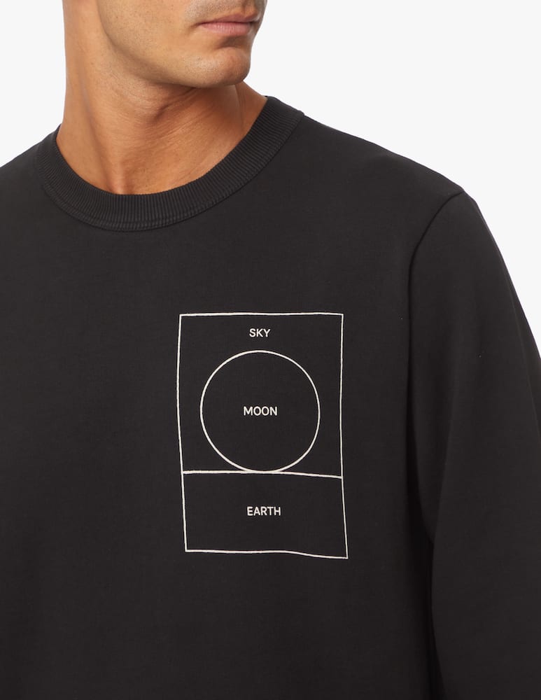 rinascente Thinking Mu Sun graphic roundneck sweatshirt