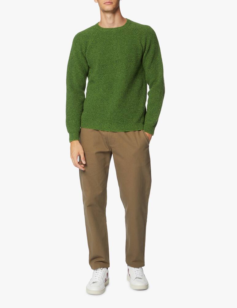 rinascente Thinking Mu Ribbed wool roundneck jumper