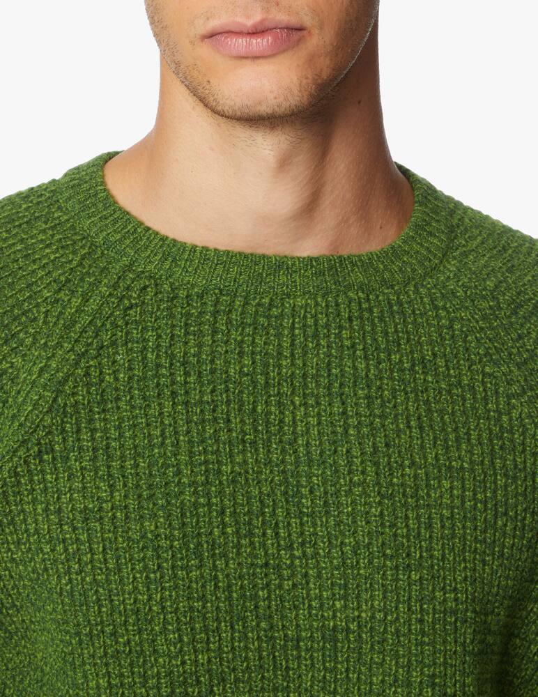 rinascente Thinking Mu Ribbed wool roundneck jumper