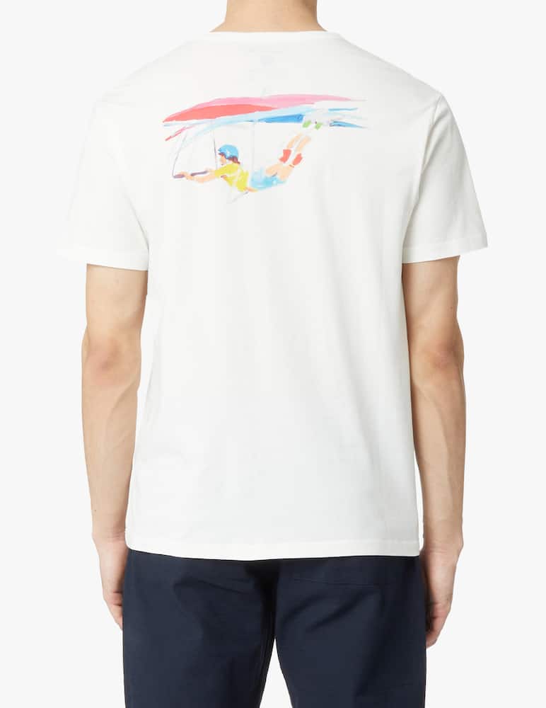 rinascente Thinking Mu Maglietta disegno deltaplano - bianco