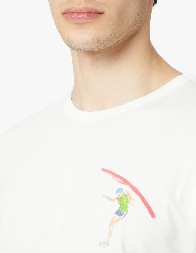 rinascente Thinking Mu Maglietta disegno deltaplano - bianco