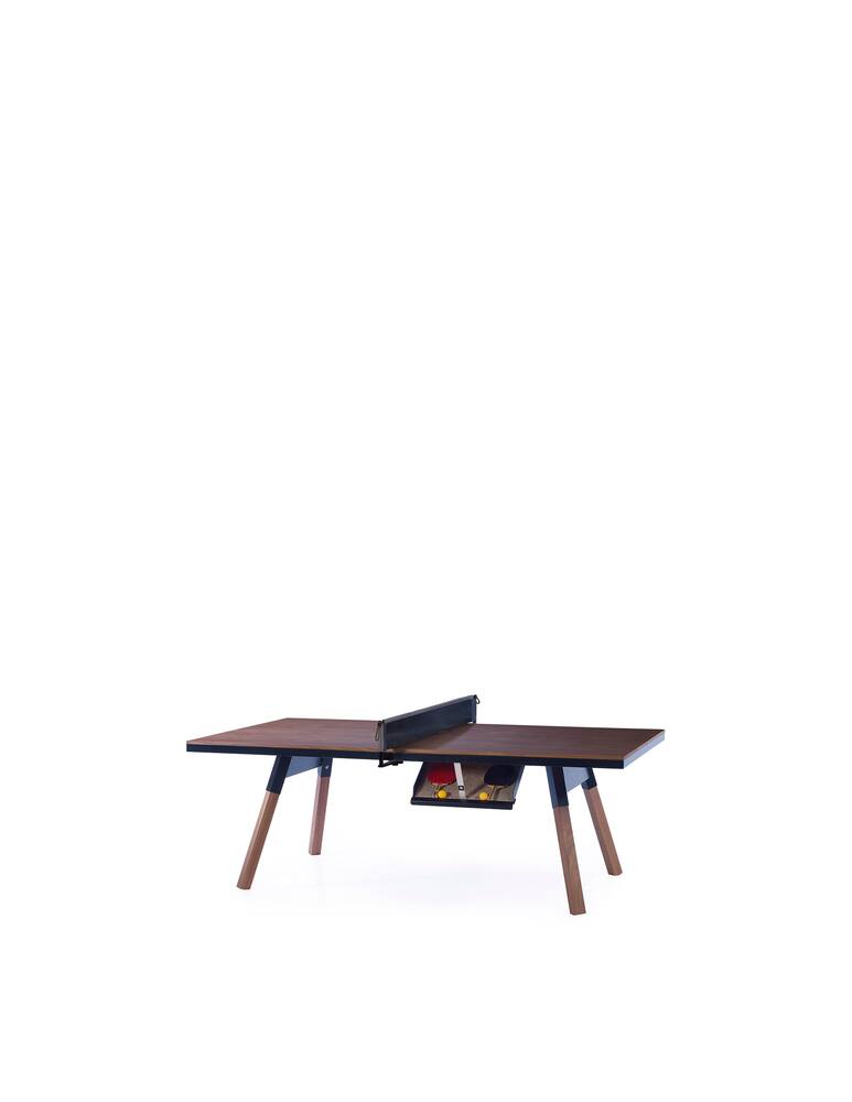 rinascente RS Barcelona You and Me Walnut Ping Pong Table 220