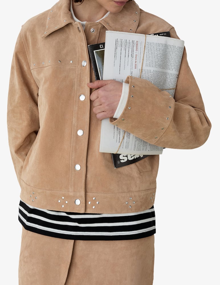 rinascente LAAGAM Giacca in suede Luana