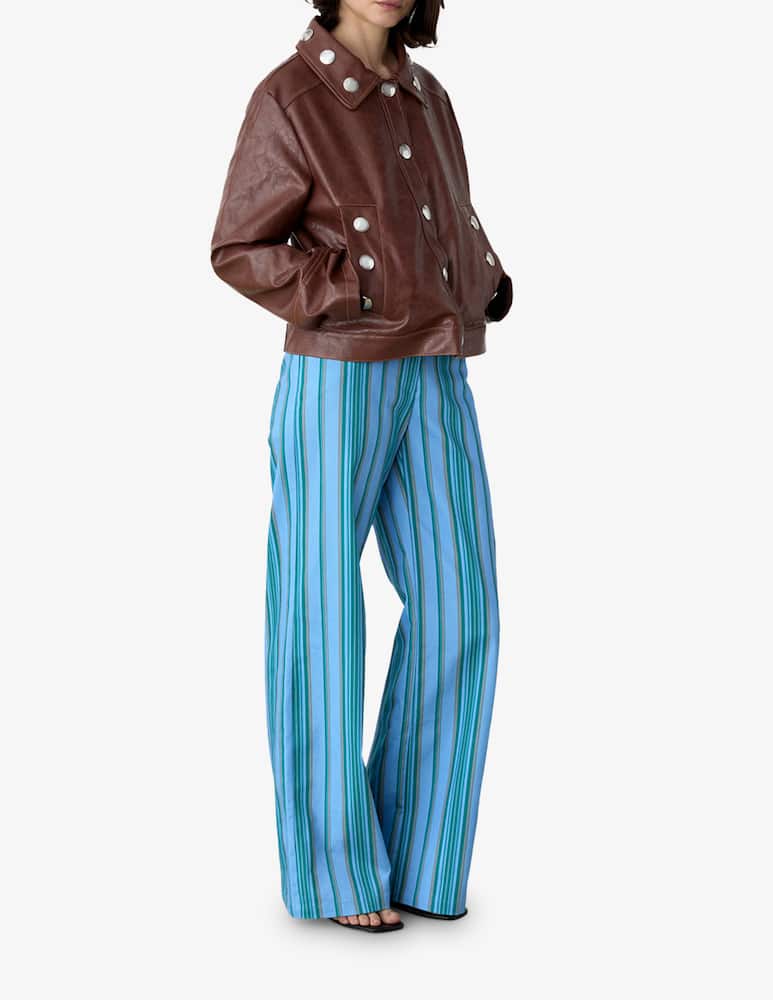rinascente LAAGAM Leroy striped twill trousers
