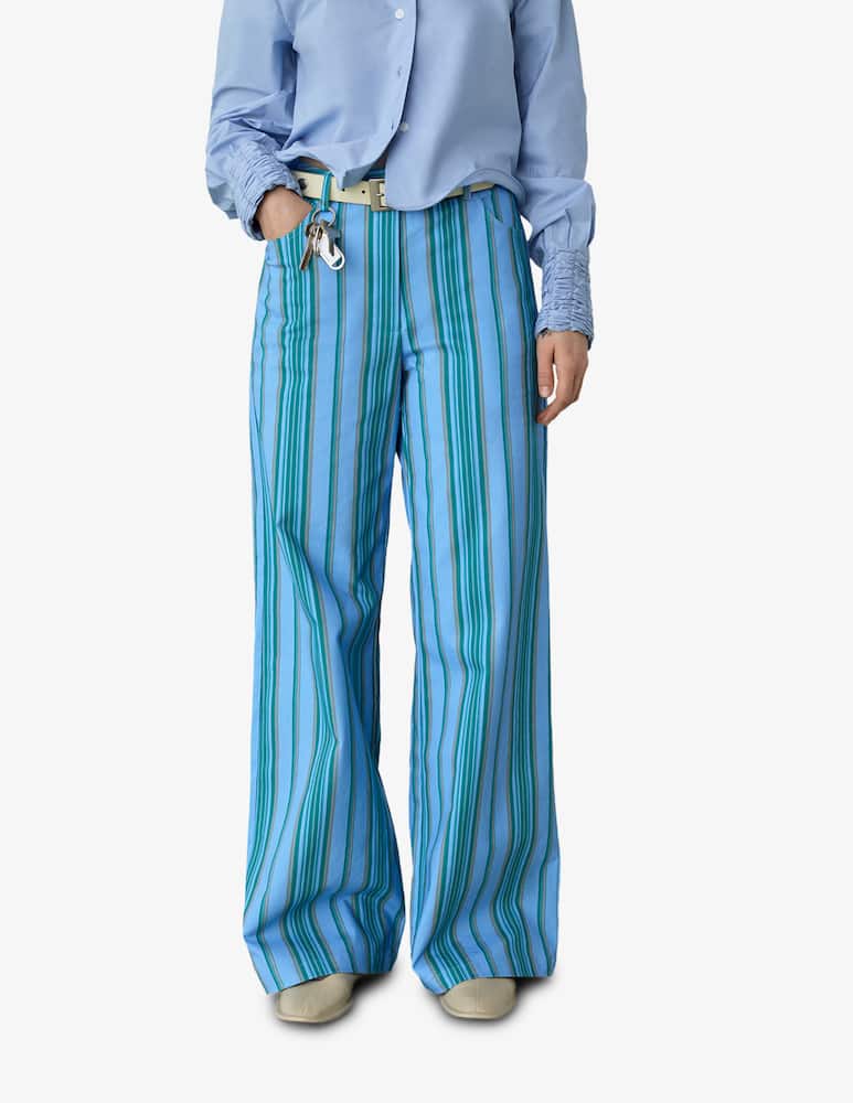 rinascente LAAGAM Leroy striped twill trousers
