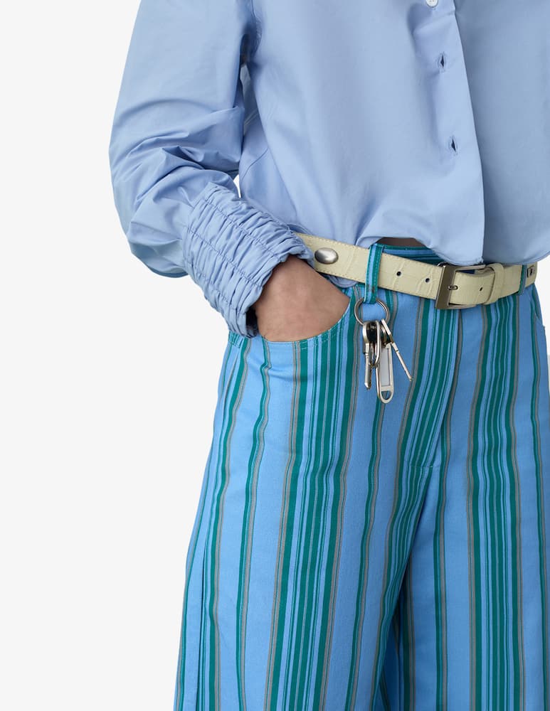 rinascente LAAGAM Leroy striped twill trousers