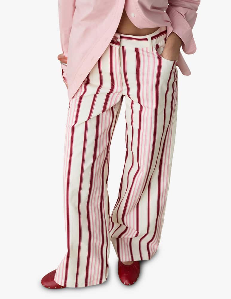 rinascente LAAGAM Pantaloni twill a righe Leroy