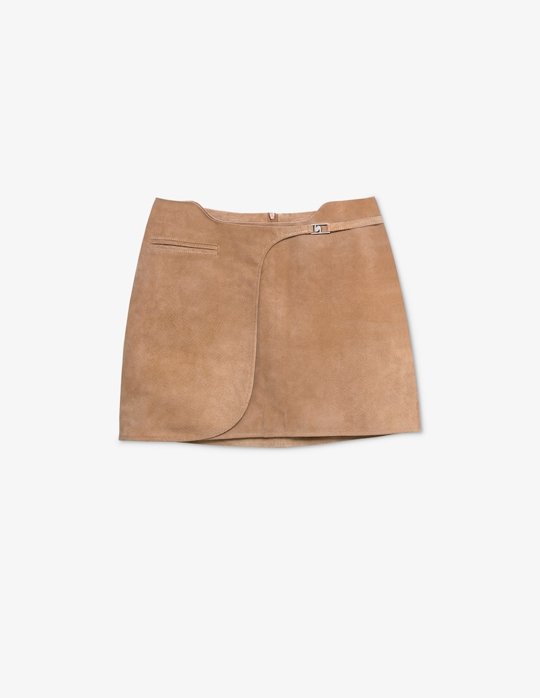 rinascente LAAGAM Luana suede mini skirt
