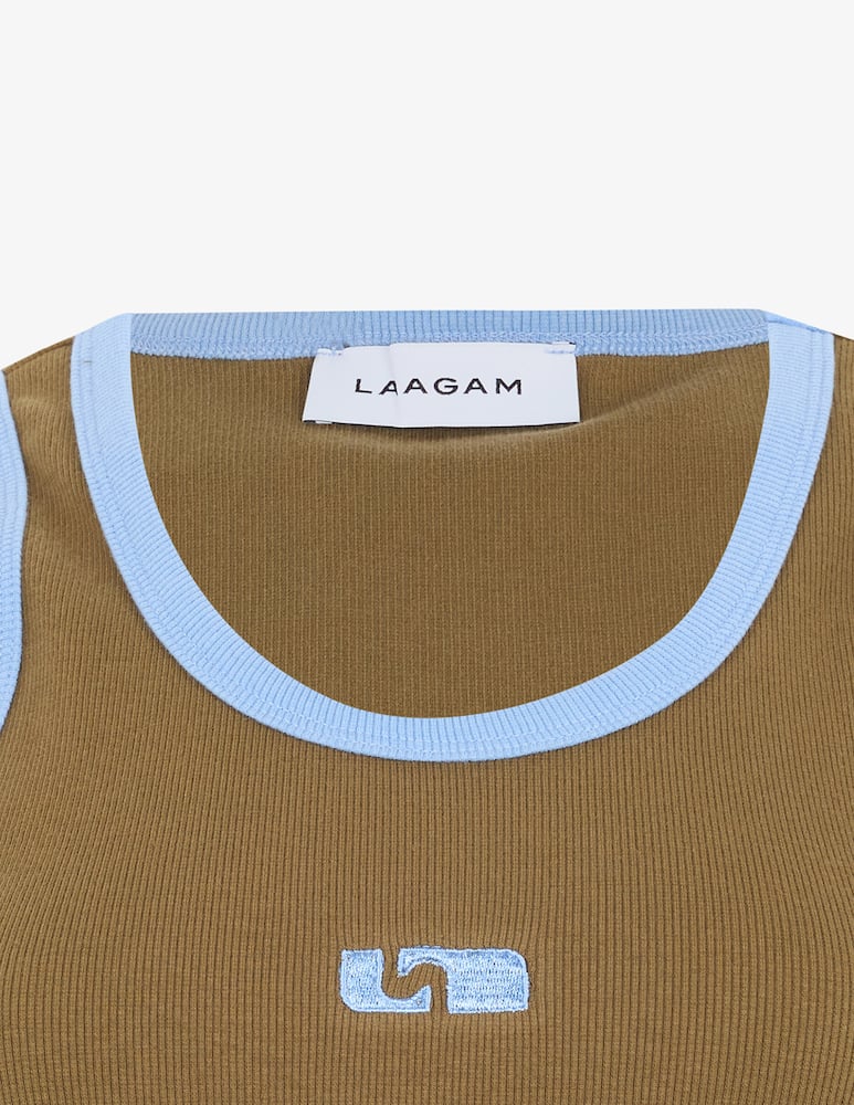 rinascente LAAGAM Top bicolore Kelsi