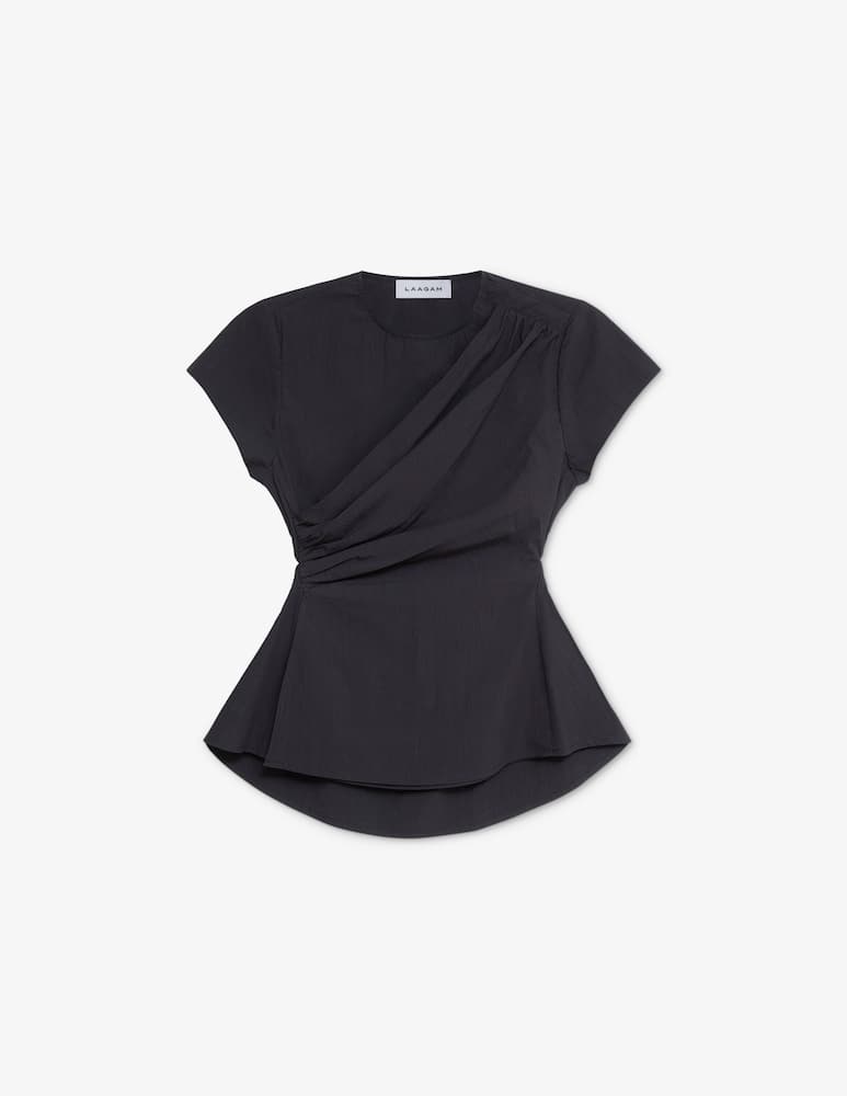 rinascente LAAGAM Raven asymmetric blouse