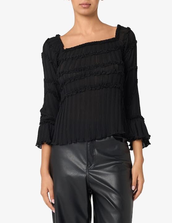 LAAGAM - Petra textured blouse - €104,95