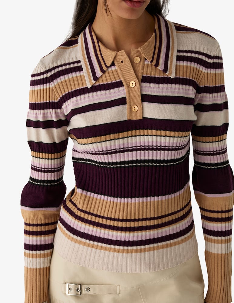 rinascente LAAGAM Polo in maglia a righe Ilayana