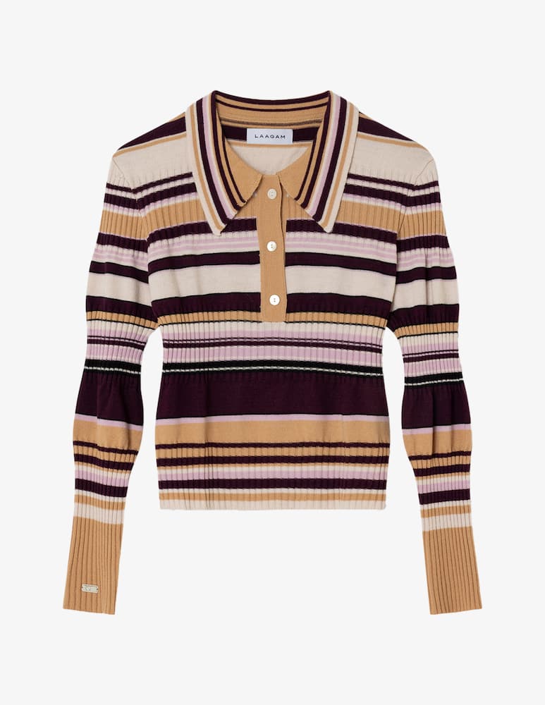 rinascente LAAGAM Polo in maglia a righe Ilayana
