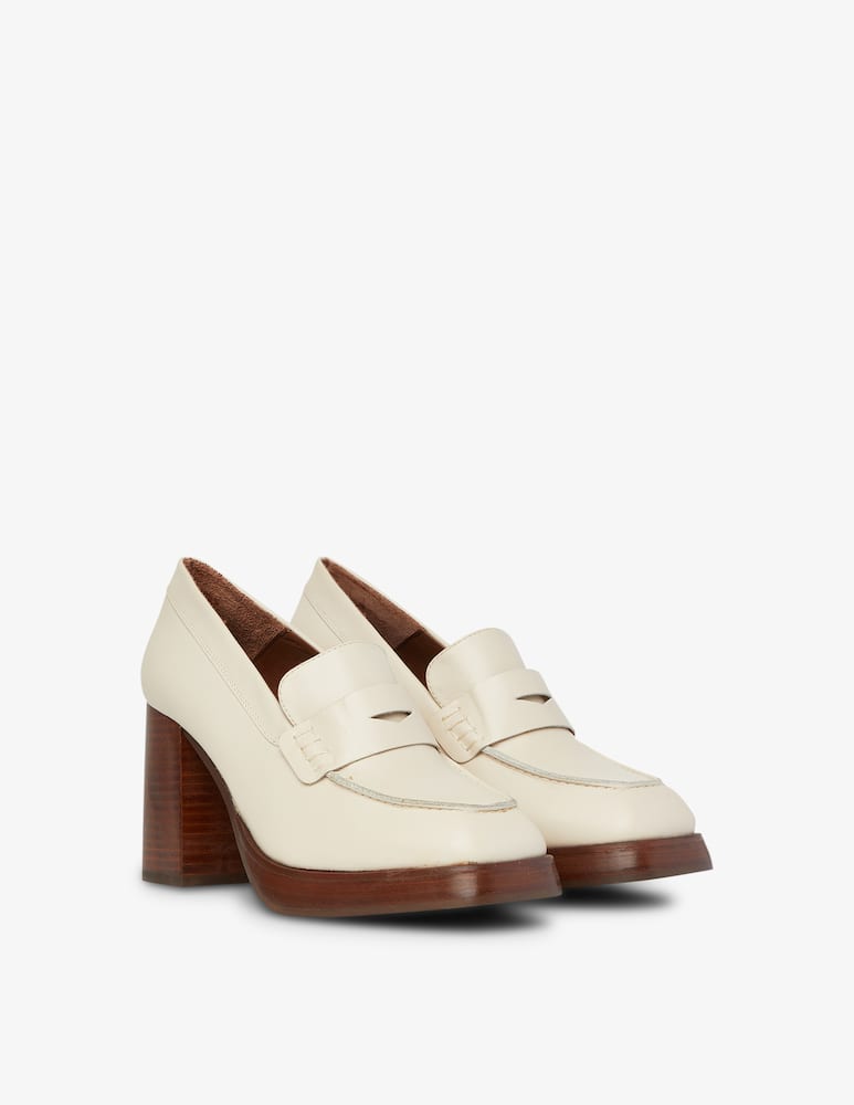 rinascente Alohas Mocassini pump in pelle scamosciata - Bianco