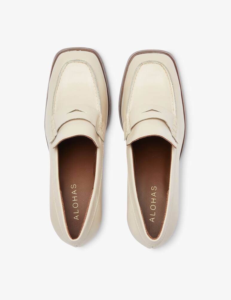 rinascente Alohas Mocassini pump in pelle scamosciata - Bianco