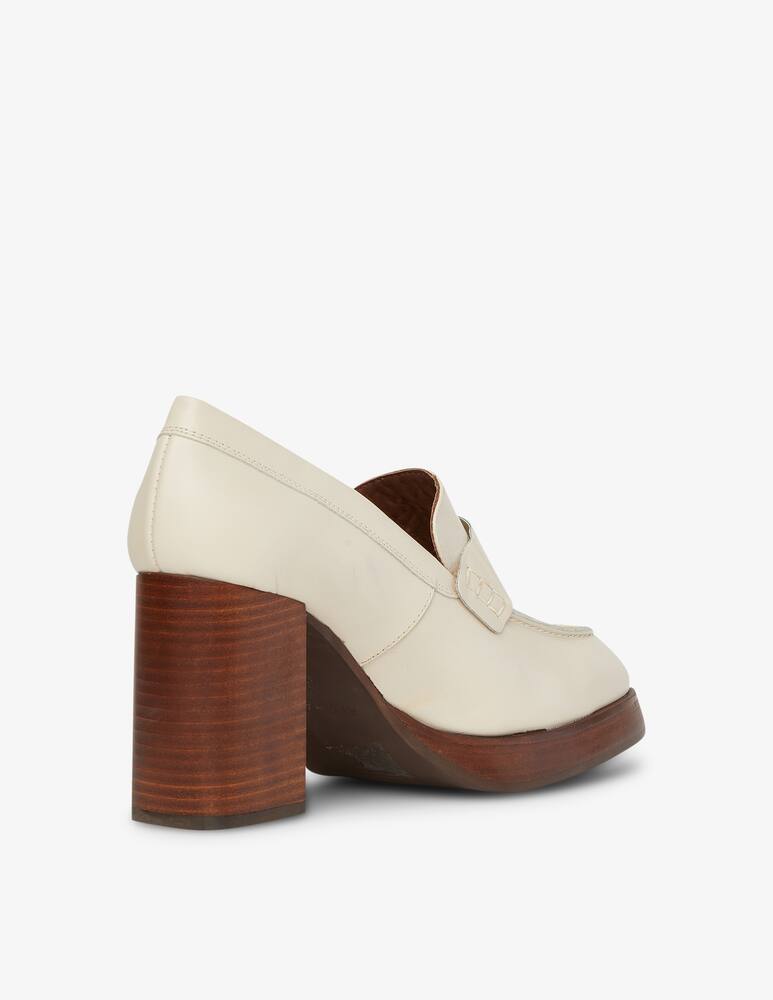 rinascente Alohas Mocassini pump in pelle scamosciata - Bianco