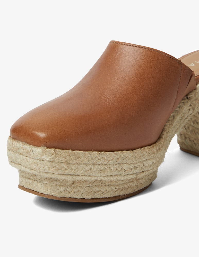 rinascente Alohas Clog con tacco in corda Pico