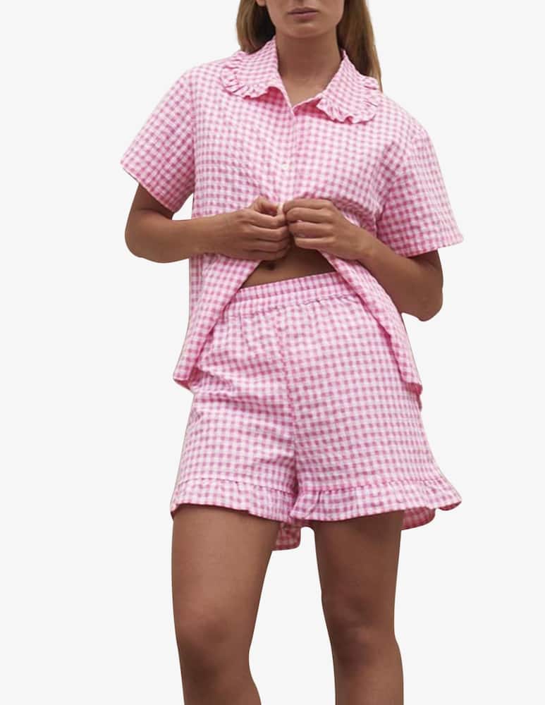 rinascente Bohodot Gingham pyjama shorts