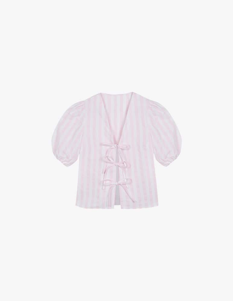 rinascente Bohodot Cotton puff-sleeve top
