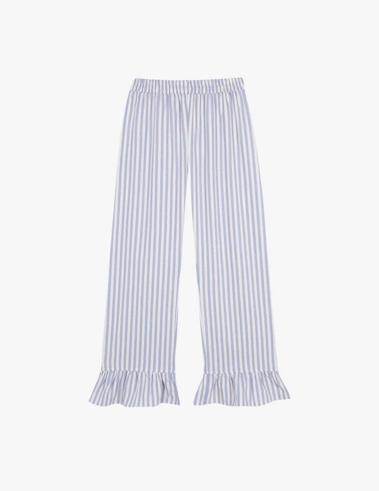 rinascente Bohodot Striped ruffle pyjama trousers